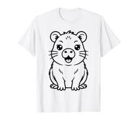 Coloring Capybara and Painting Them Yourself Value Graphic T-Shirt