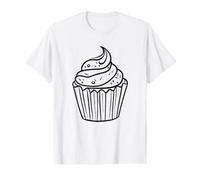 Coloring Cupcake Kawaii and Painting it Yourself Value Graphic T-Shirt