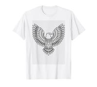 Coloring Eagle Mandala and Painting Them Yourself T-Shirt