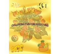 Coloring Fun for Everyone: 50 Easy and Cute Designs of Animals, Cars, Flowers, Food & More!: A Delightful Coloring Book for Kids and Beginners ... Illustrations to Spark Creativity and Joy!