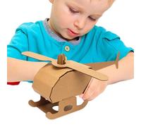 Coloring House Cardboard - Cardboard Playhouse For Kids - Paper Toys Making - Crisp KT Board, Cultivate Hands-on Ability, Concentration, Patience And Imagination, For Christmas