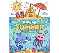 Coloring in the summer: vacations full of creativity and joyful moments for all ages for children and adults.: Make your summer vacation brighter with ... book full of images for you to relax with.