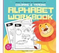 Coloring, Letter Tracing & Handwriting Practice for Kids Ages 3-5 | Learn ABC Uppercase & Lowercase Letters with Fun Activities: Letter Tracing, ... Practice for Preschoolers Ages 3-5