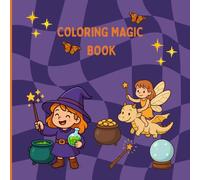 Coloring Magic Book: A Magical Coloring Adventure with Witches, Gnomes, and Fairies