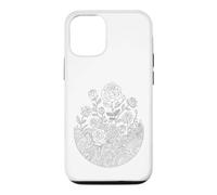 Coloring mandala roses and painting them yourself Case for iPhone 12/12 Pro