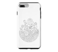Coloring mandala roses and painting them yourself Case for iPhone 7 Plus/8 Plus