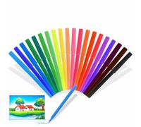 Coloring Markers Felt Tip Pens For Children Kids Adults Plastic Fineliners Colored Drawing Pens Set For Create Painting Sketching Highlighting Lettering Home School Art Class Assorted Color 13cm(20pk)