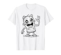 Coloring Monsters and Painting Them Yourself Value Graphic T-Shirt, Men, White, M