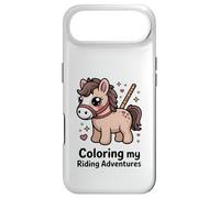 Coloring My Riding Adventures Cute Pony Kids Case for iPhone Air