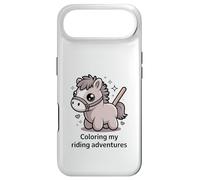 Coloring My Riding Adventures Cute Pony Kids Case for iPhone Air