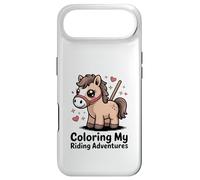Coloring My Riding Adventures Cute Pony Kids Case for iPhone Air
