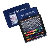 Coloring Pencils Set In Metal Case Coloured Pencil With Brush Portable Artist Watercolor Pencil For Coloring Sketching Art Supplies For Kids And Adults