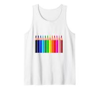Coloring Pencils Tank Top