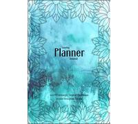 Coloring Planner Undated: over 140 zentangle - inspired illustrations to color throughout the year, 54 weeks, Volume 1