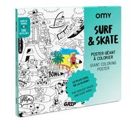 Coloring Poster - Surf & skate Multicoloured one size