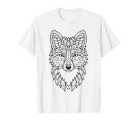 Coloring The Fox Mandala Yourself T-Shirt