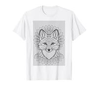 Coloring The Fox Mandala Yourself T-Shirt