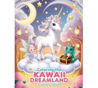 Coloring The Kawaii Dreamland: A Fantasy Edition: A Magical Journey of Unicorns, Fairies, and Dragons. Bring Cute and Magical Creatures to Life with Color.