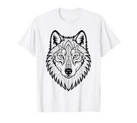 Coloring The Wolf Mandala Yourself T-Shirt