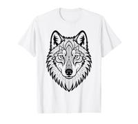 Coloring the Wolf Mandala Yourself Value Graphic T-Shirt