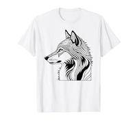 Coloring the Wolf Yourself Value Graphic T-Shirt, Men, White, S