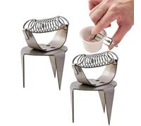 Coloring Tongs for Icing, Glazing Tongs for Pottery Clay, Fingertip Dip Clips | Easy Clean Glazed Clamps Porcelain Craft Tools Tools