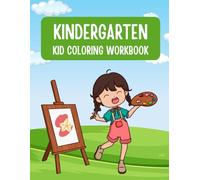 Coloring Workbook for Kids Ages 4-8: Unicorns, Cute Animals, Space, Kawaii Food, and Under the Sea Fun