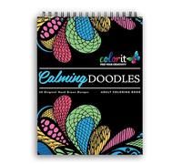 ColorIt - Calming Doodles: Relaxation Coloring Book with Zentangle Designs For Adults: 1
