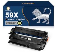 ColorKing 59X with Chip Compatible for HP 59X CF259X CF259A 59A Toner for HP Laserjet Pro M404dn M404dw MFP M428dw M428fdw M428fdn M404n M304a 10,000 Pages High Yield, Single Pack