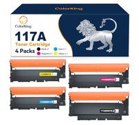ColorKing Compatible Toner Cartridges Replacement for HP 117A for HP Color Laser MFP 179fnw 178nw 150nw 150a 179fwg 178nwg W2070A W2071A W2072A W2073A (Black Cyan Yellow Magenta 4-Pack)