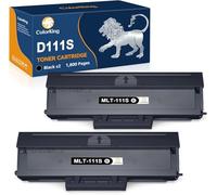 ColorKing Compatible Toner Cartridge Replacement for Samsung MLT-D111S D111L MLTD111S for Samsung Xpress M2026W M2026 M2070W M2070 M2020 M2020W M2022W M2022 M2070FW M2070F M2078W M2078 (Black, 2Pack)