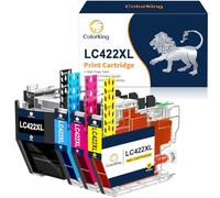 ColorKing LC422XL for Brother LC422XL Ink Cartridges Replacement for Brother LC422 Ink Cartridges LC-422XLVAL Compatible with Brother MFC-J5340DW Brother MFC-J5740DW Brother MFC-J6940 MFC-J6540DW