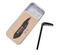 Colorless Brow Styling Soap for Women, Non-fading Makeup Cream | Plastic Case, Smooth Surface, Spoolie Brush Use, Daily Routine and Travel Bag, Simple Stylish Finish