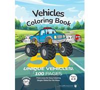 ColorMeee: Vehicles Color-by-Number for Kids: Fun Coloring Book with Cars, Trucks, Construction Vehicles & More | Easy-Medium-Challenge Levels | Ages 4-8 (ColorMeee Color-by-Number Coloring Books)