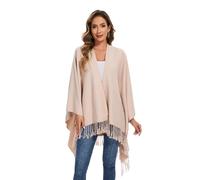 colornival Poncho for Women Shawls Wraps Oversized Winter Scarf Women's Knitted Cape Warm Wearable Blanket Long Cardigans Sweater Coats Christmas Birthday Gifts for Ladies