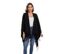 colornival Poncho for Women Shawls Wraps Oversized Winter Scarf Women's Knitted Cape Warm Wearable Blanket Long Cardigans Sweater Coats Christmas Birthday Gifts for Ladies