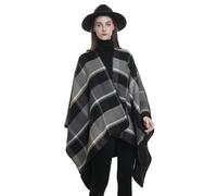 colornival Poncho for Women Shawls Wraps Oversized Winter Scarf Women's Knitted Cape Warm Wearable Blanket Long Cardigans Sweater Coats Christmas Birthday Gifts for Ladies