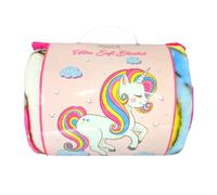 Coloroll Ultra Soft Rainbow Unicorn Blanket