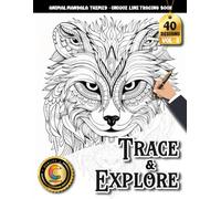 COLOROO Ink Tracing Book: Animal Mandala for Stress-Free Artistic Expression: Mindfulness Activity Book for Artistic Exploration | Find Peace, Focus, ... (Animal Mandala Trace and Explore Series)
