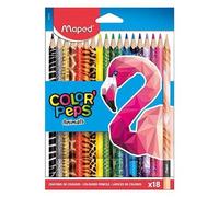 Colorpeps Animals Colored Pencils 18 Colors Maped Top Quality