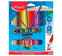 Colorpeps Strong Triangular Crayons 24 Colors Top Quality