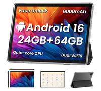 COLORROOM Android16 tablet, 10-inch tablets, Octa Core CPU, 24GB+64GB+512GB expansion, 6000mAh battery+18W fast charging, dual wifi, dual cameras, Widevine L1 Google Kids Space (A30