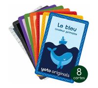 Colors are a Game cards - Pack of 8 Multicoloured one size