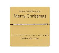 Colors Bracelet 4 Message Rings Password Password Alphanumeric Couple Bracelet Wedding Party Valentine's Day Birthday Souvenir Gifts Gift Natural Pink 4 And Jewelry (E,One Size)