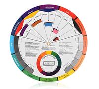Colors Mix Wheel, Color Wheel Paper Mix Card Chromatic Circle Guide Supplies Chromatography Tattoo Nail Pigment