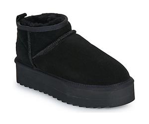 Colors of California Mid Boots PLATFORM SHEEPSKIN BOOT in Black 8