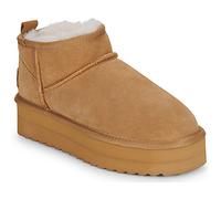 Colors of California Mid Boots PLATFORM SHEEPSKIN BOOT in Brown 7
