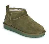 Colors of California Mid Boots SHORT SHEEPSKIN BOOT in Kaki 3.5