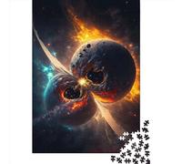 Colors Of Space Planet4 Puzzles 1000 Pieces Wooden Puzzles for Adults And Teenager Family Game Christmas Eve Gifts 1000pcs (38x26cm)