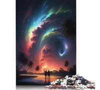 Colors Of Space Puzzles 1000 Piece Wooden Puzzle for Adults And Teenager Educational Game for Adult Teenagers 1000pcs (75x50cm)